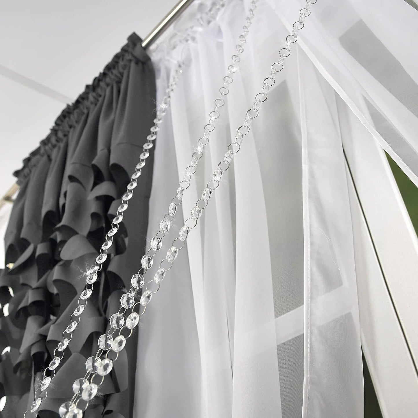 Decorative set with azure pendants -GREY image 2