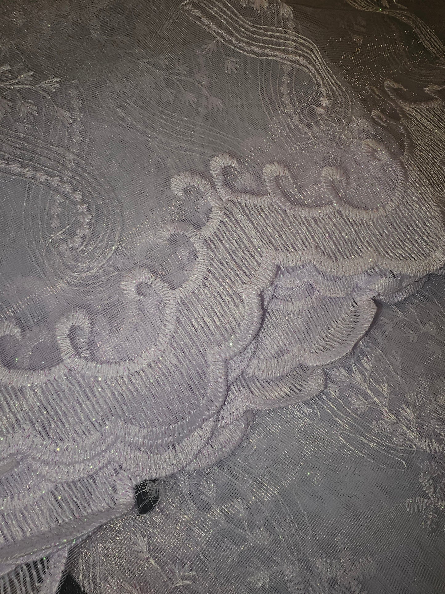 Spring Tulle Curtain Embroidered with Raluka flowers image 3