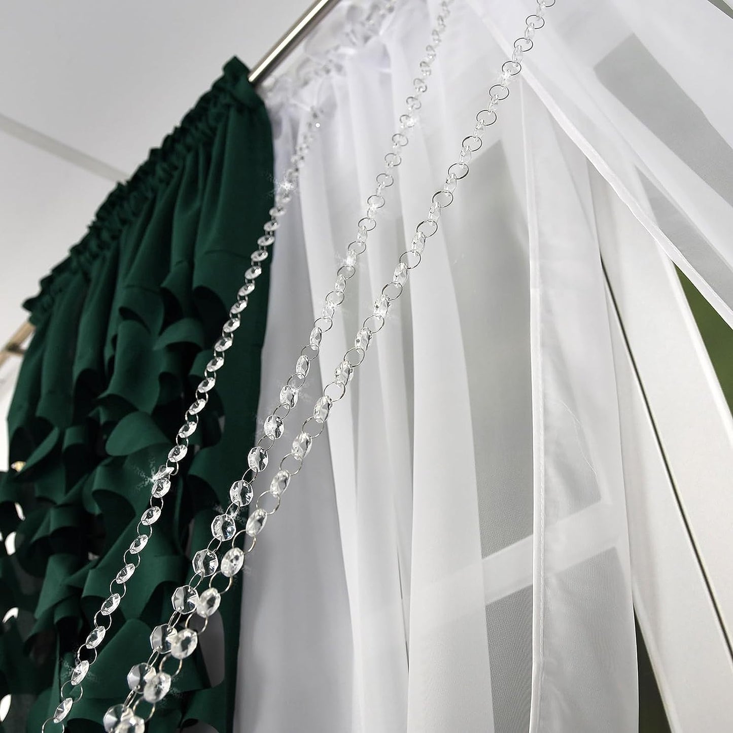 Decorative set with azure pendants - FOREST GREEN image 2