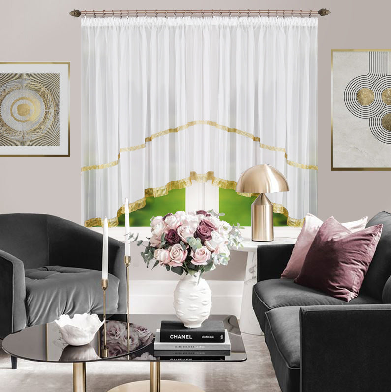 TAORMINA Curtain with rhinestones Style 2 image 3