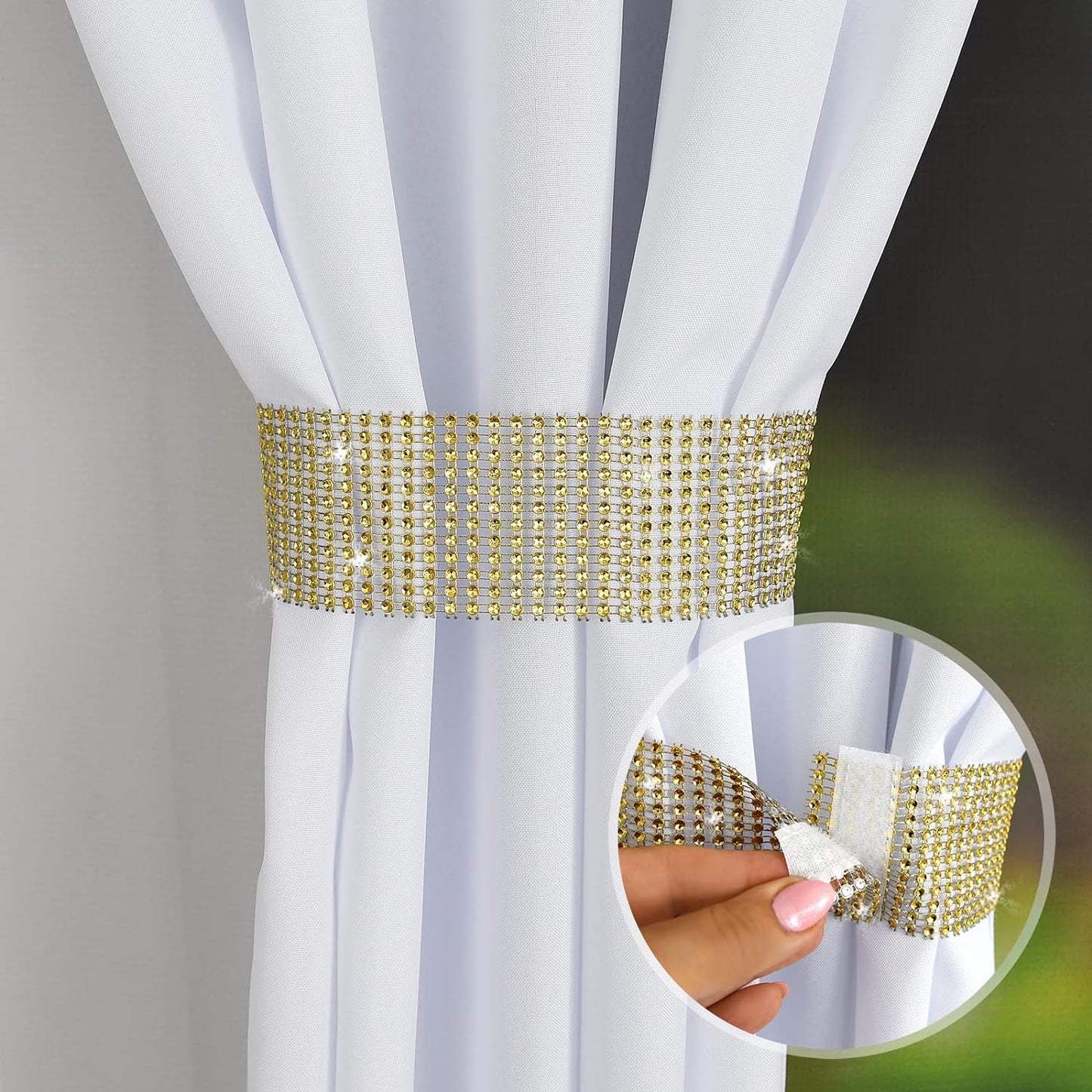 DESSI Dark Green Curtains - short image 3