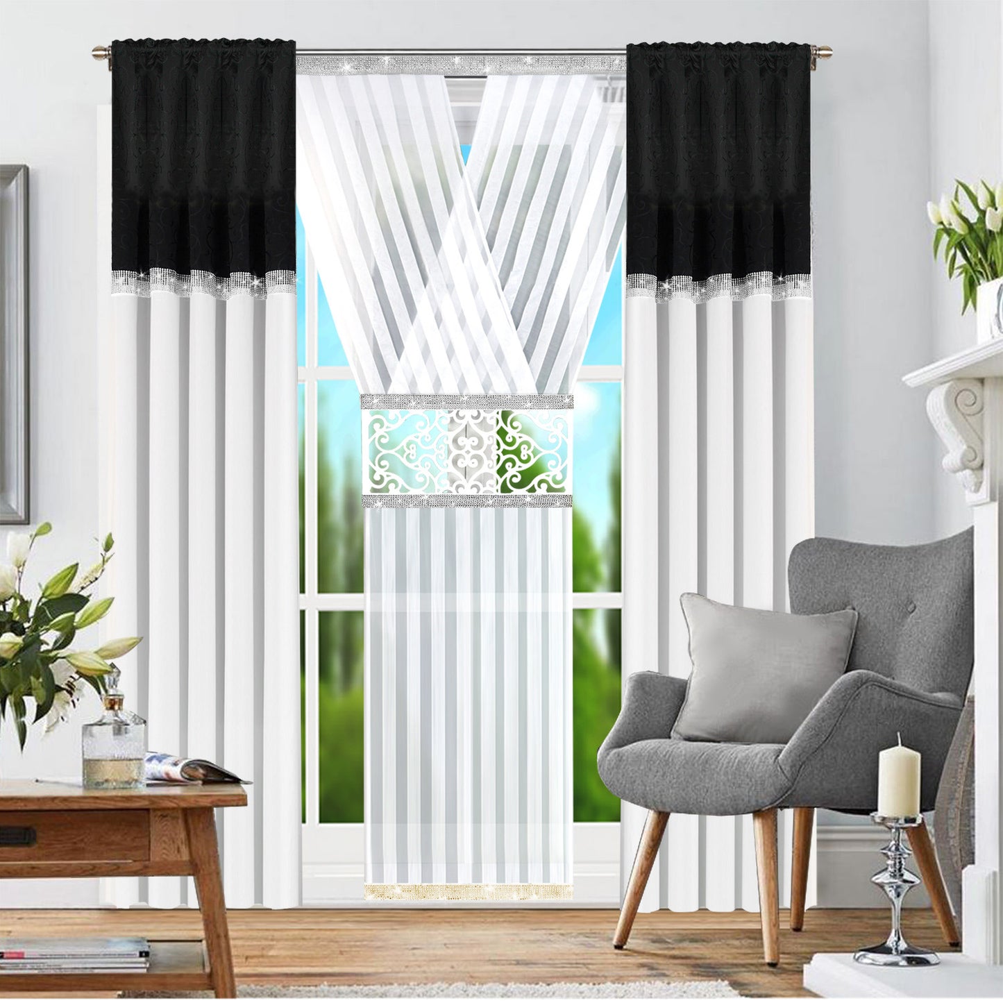 DESSI Black and Silver Decorative Set image 1
