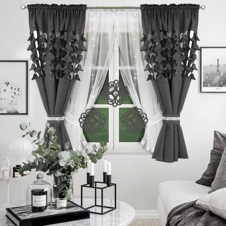 Decorative set with azure pendants -GREY image 7