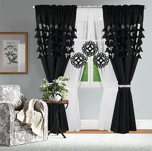 Decorative set with azure pendants -BLACK image 4