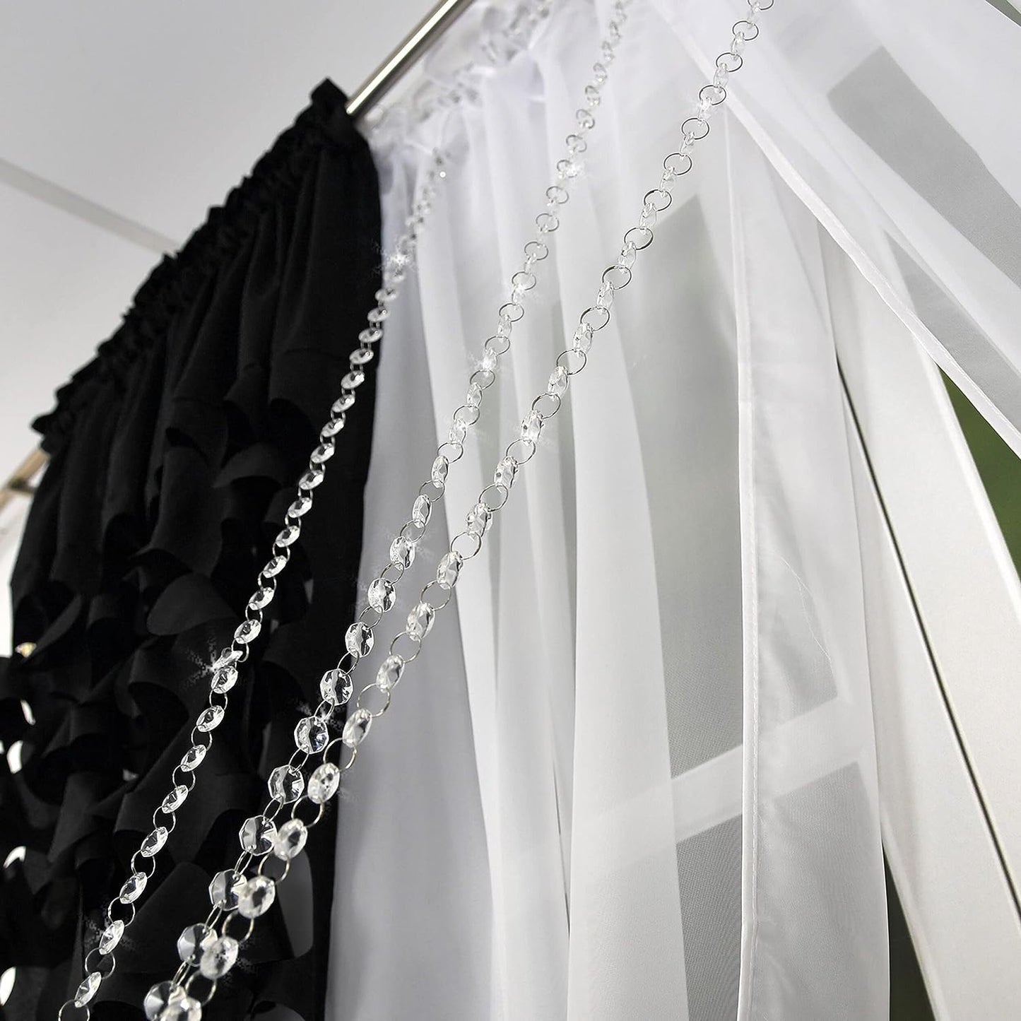 Decorative set with azure pendants -BLACK image 3