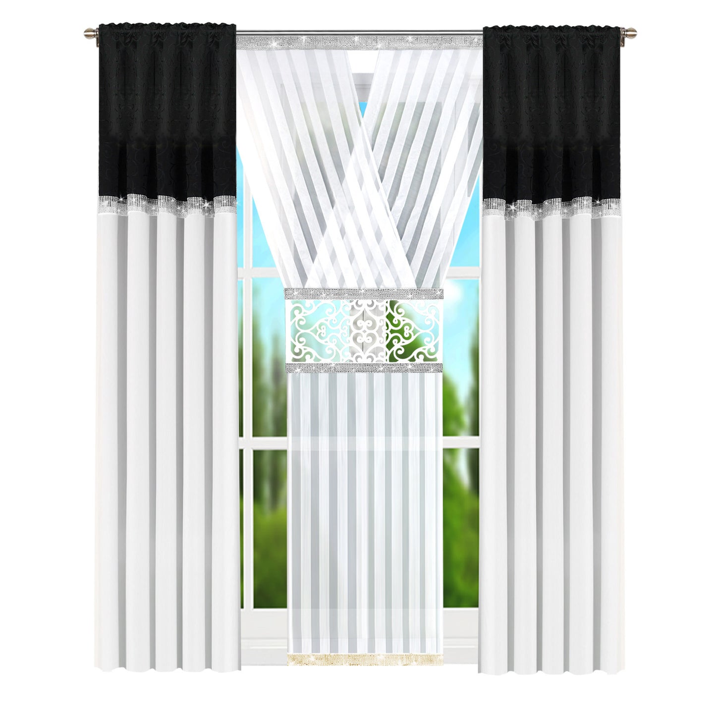 DESSI Black and Silver Decorative Set image 0