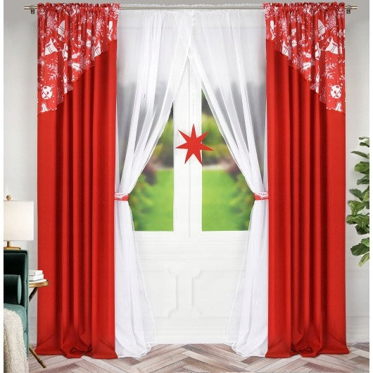 LONG STAR A set of red and white image 1