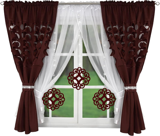 Decorative set with azure pendants -JAPANESE CHERRY image 0