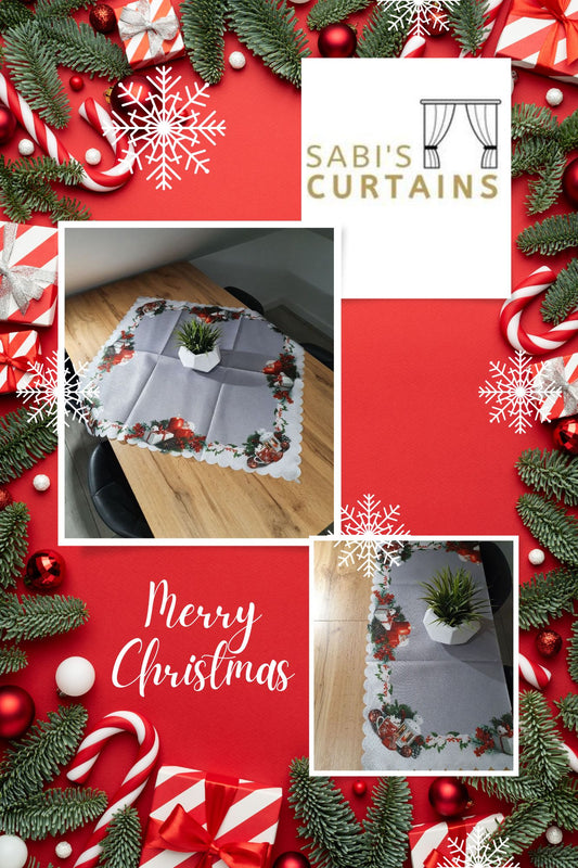 MAGIC OF CHRISTMAS - napkin Christmas decoration with a candle image 0