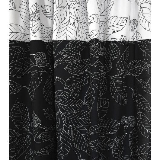 ILONE A set of black and white curtains image 2