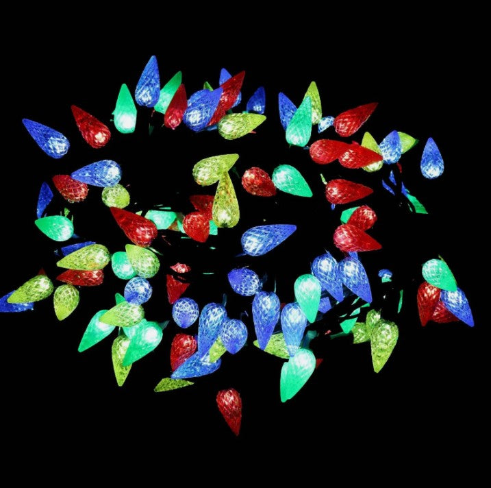 Christmas Magic Multi-Colour Battery Operated 100 Pine Cone Lights