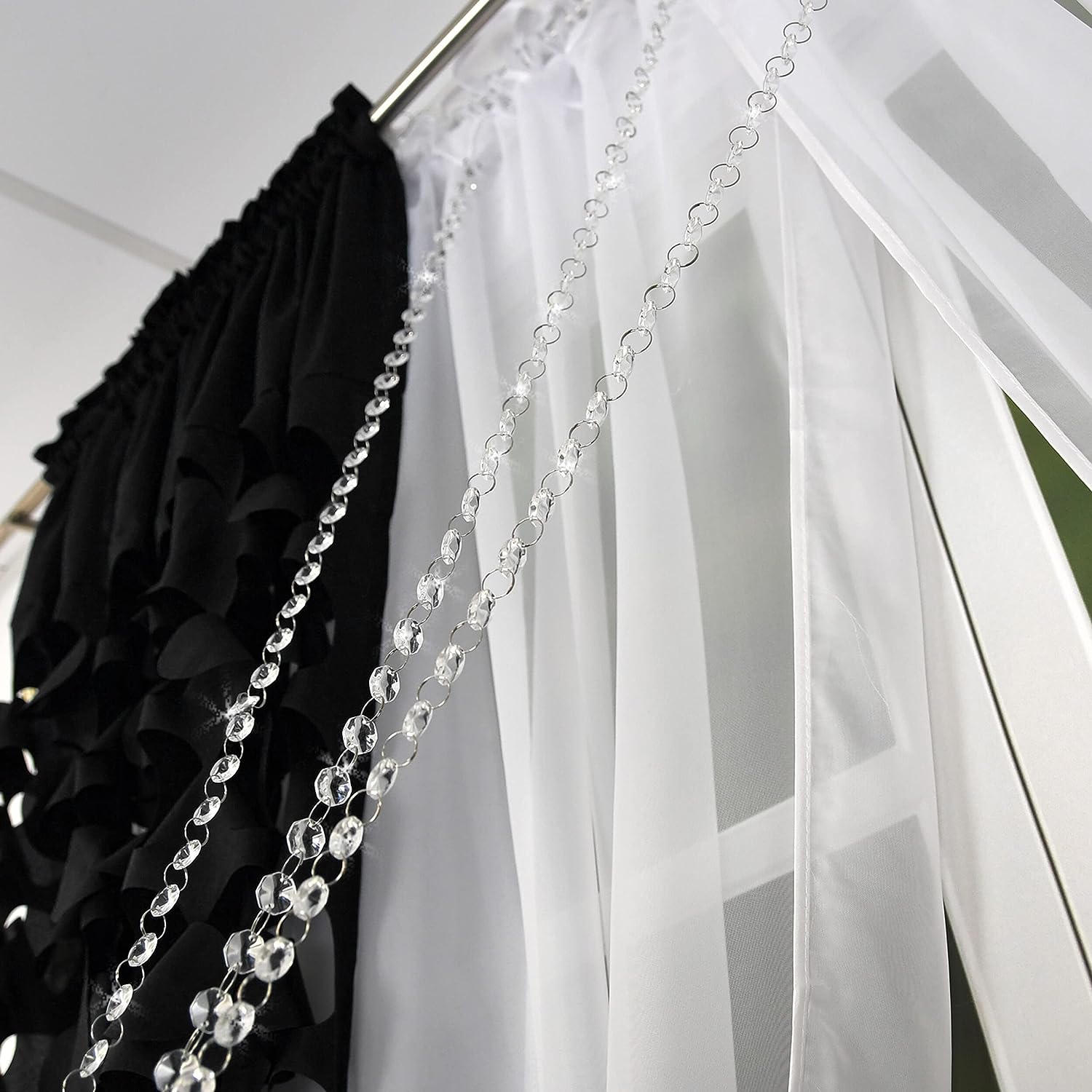Decorative set with azure pendants -BLACK image 3