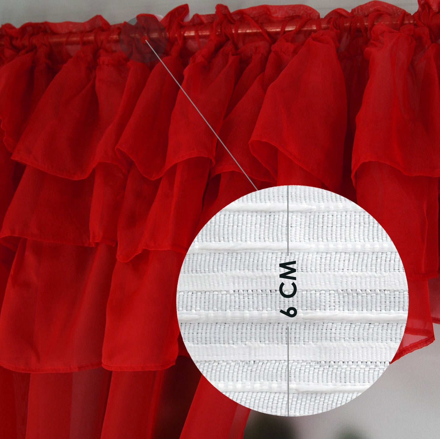 Christmas  Curtains  - STAR + RUFFLES image 3