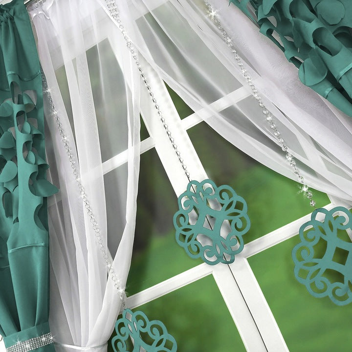 Decorative set with azure pendants - SEA GREEN image 5