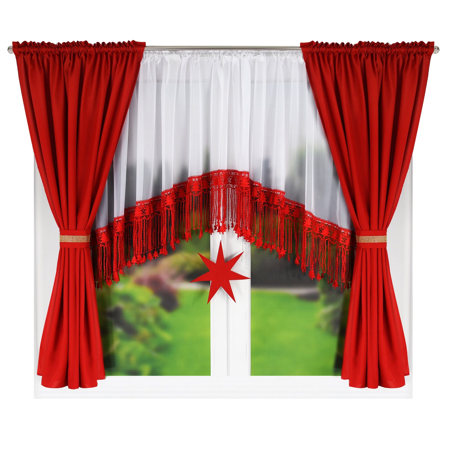 LITTLE CHRISTMAS A set of red and white image 0